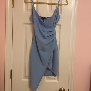 Blue/ periwinkle asymmetrical dress